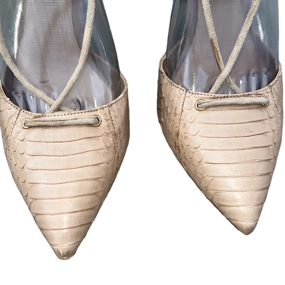 Karl Lagerfeld Addily Lace Up Pump - Natural - Pumps - Picture 12 of 12